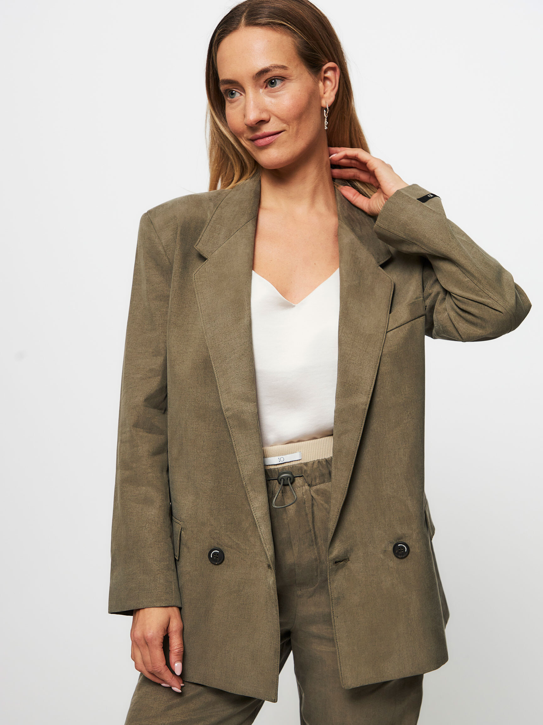 Cotton mix blazer