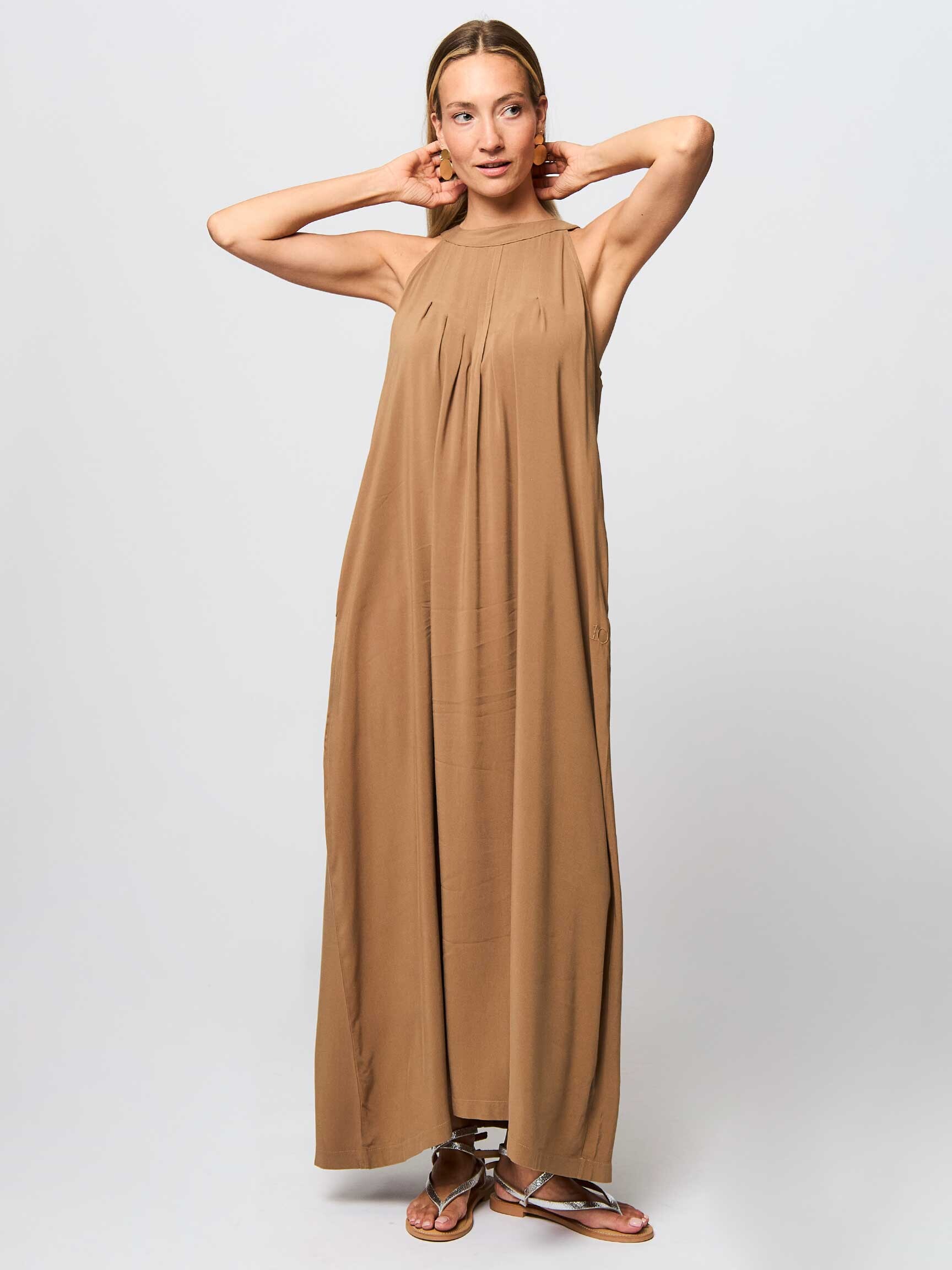 Viscose maxi dress