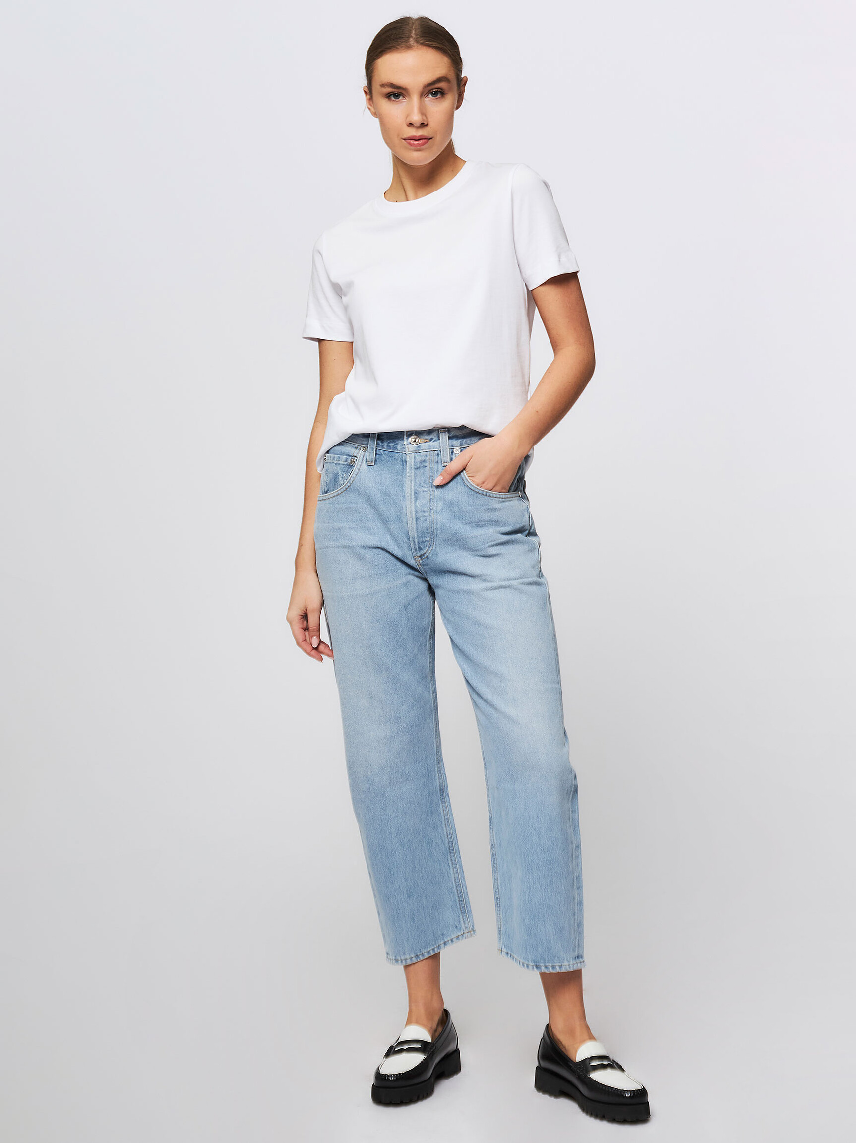 90 s high waist straight fit jeans