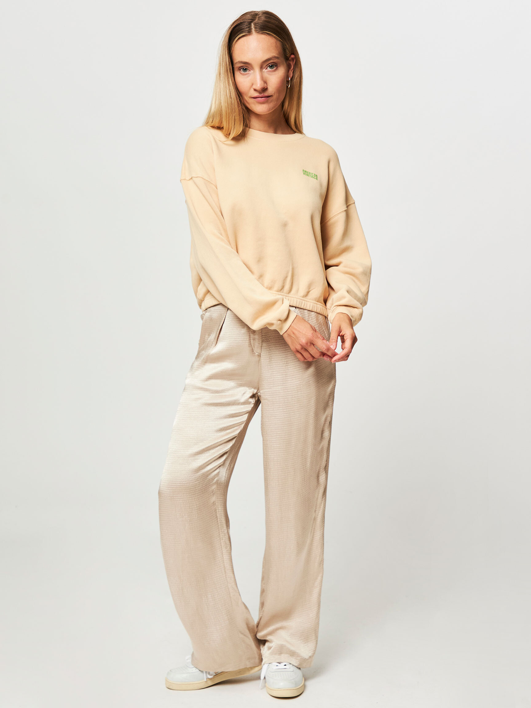 Cargo trousers e.s.vintage, ladies' pewter | Strauss