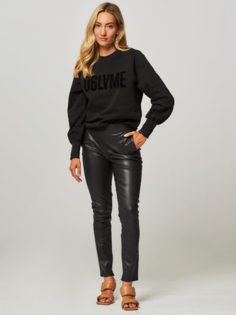 Lebon, leather trousers