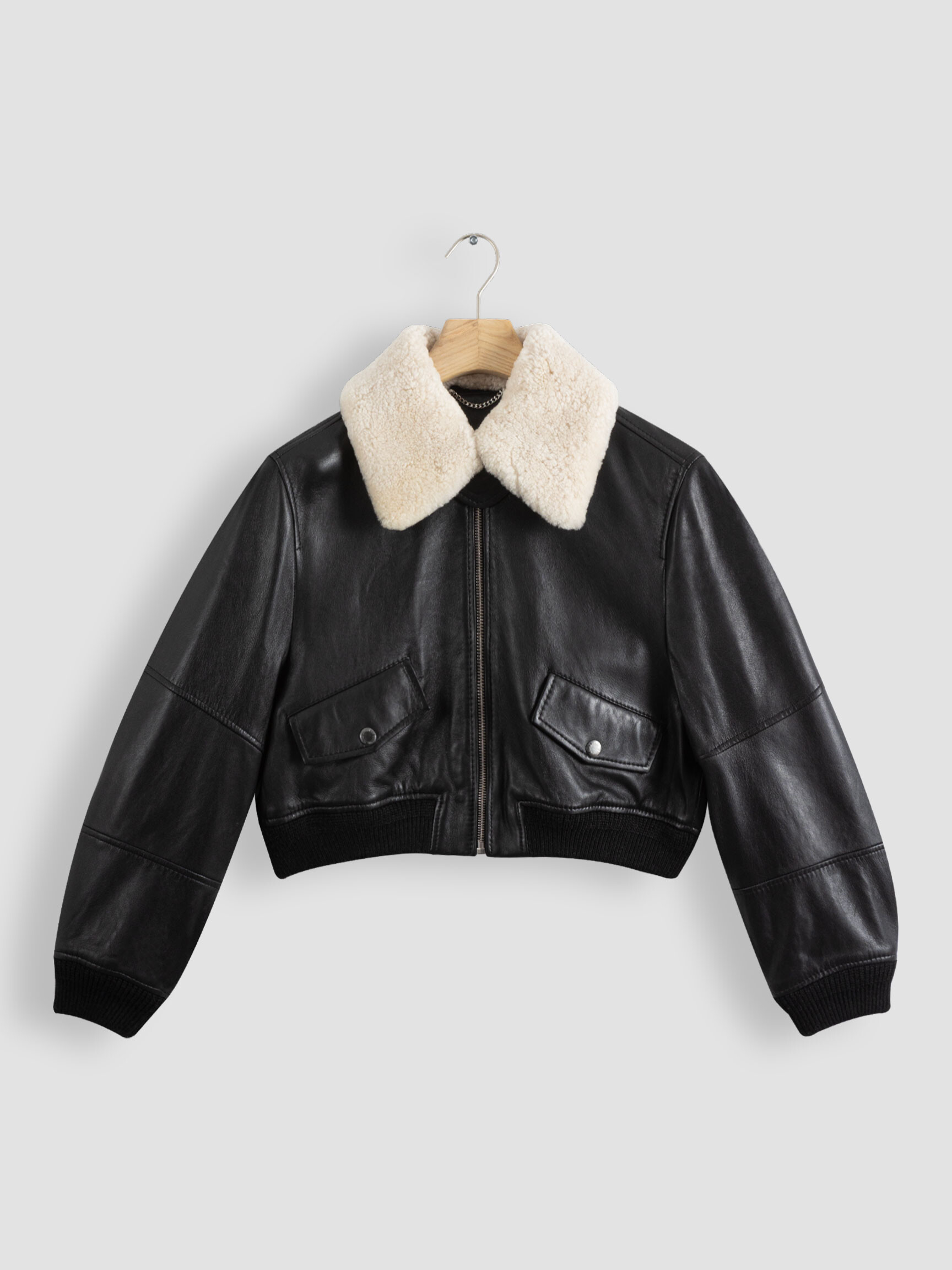 Drykorn leather shop jacket