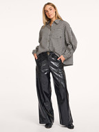 Frnch | Broeken en Jumpsuits | Leatherlook/coated