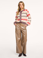 Frnch | Broeken en Jumpsuits | Leatherlook/coated