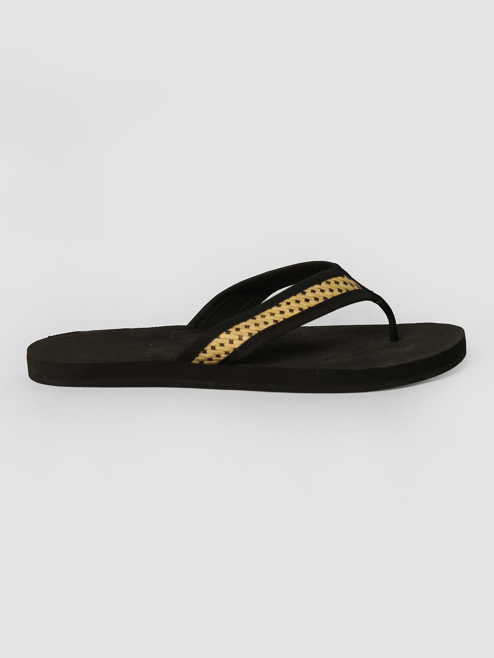 gold rubber flip flops