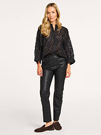Knit-ted | Broeken en Jumpsuits | Leatherlook/coated