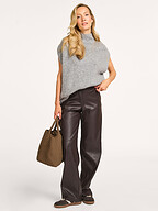 Knit-ted | Broeken en Jumpsuits | Leatherlook/coated