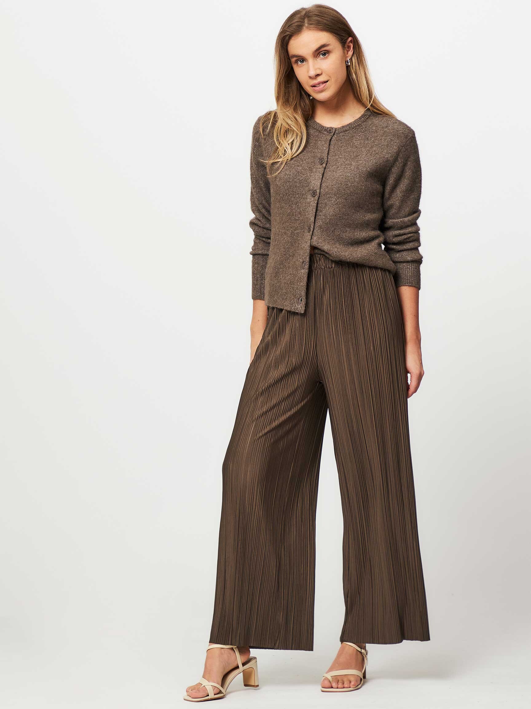 Uma, elastic plisse trousers