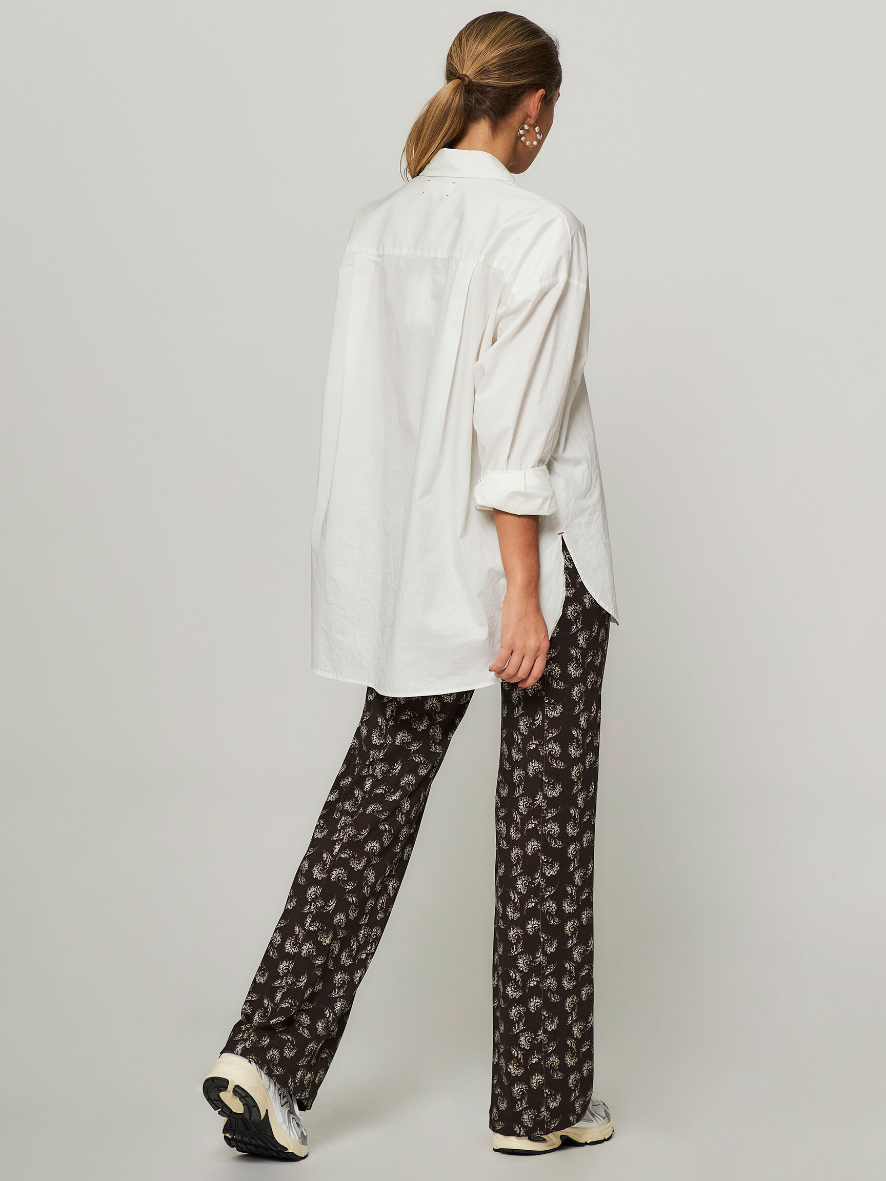 Rosie, lyocell mix jersey trousers with print