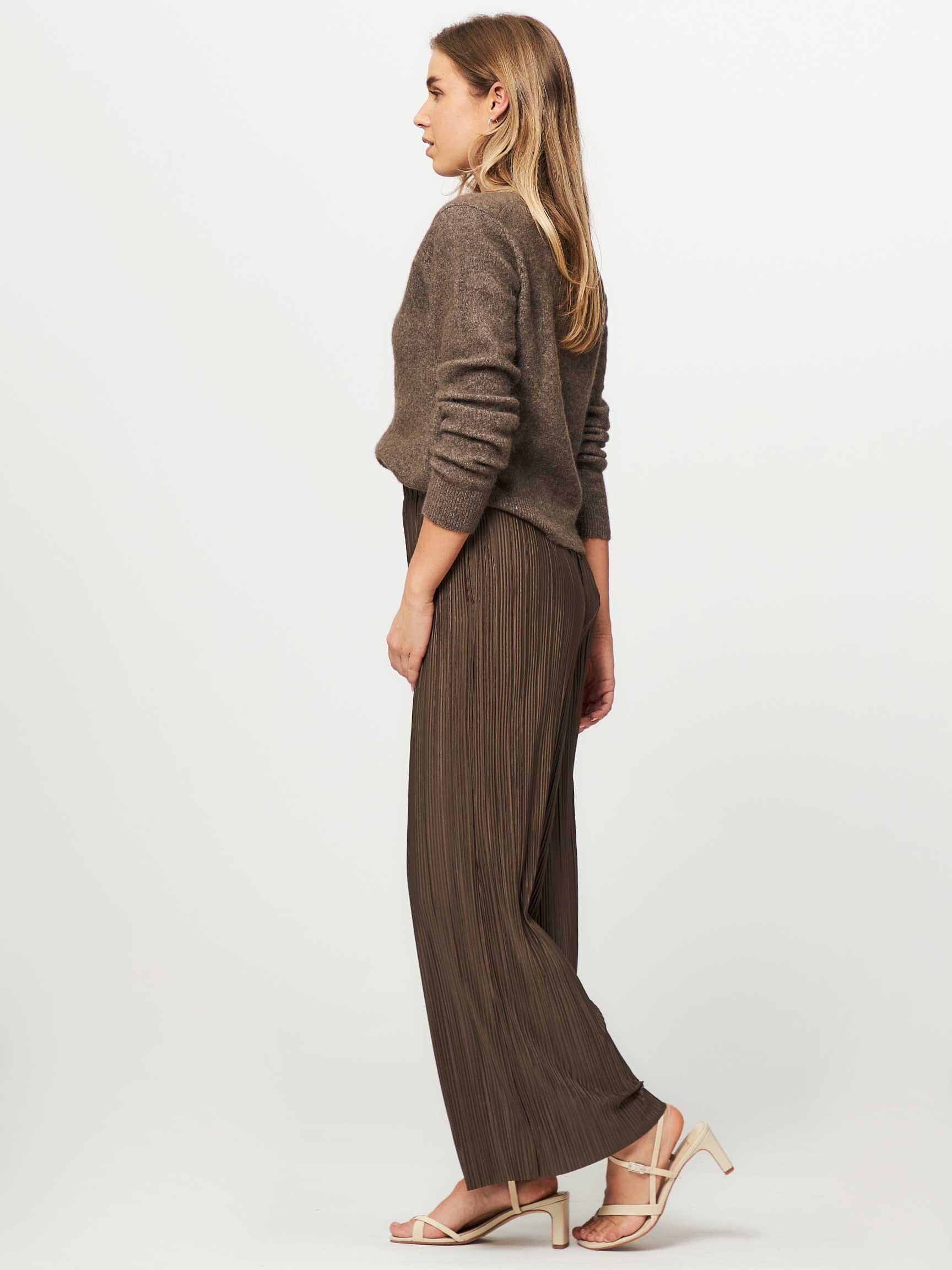 Uma, elastic plisse trousers