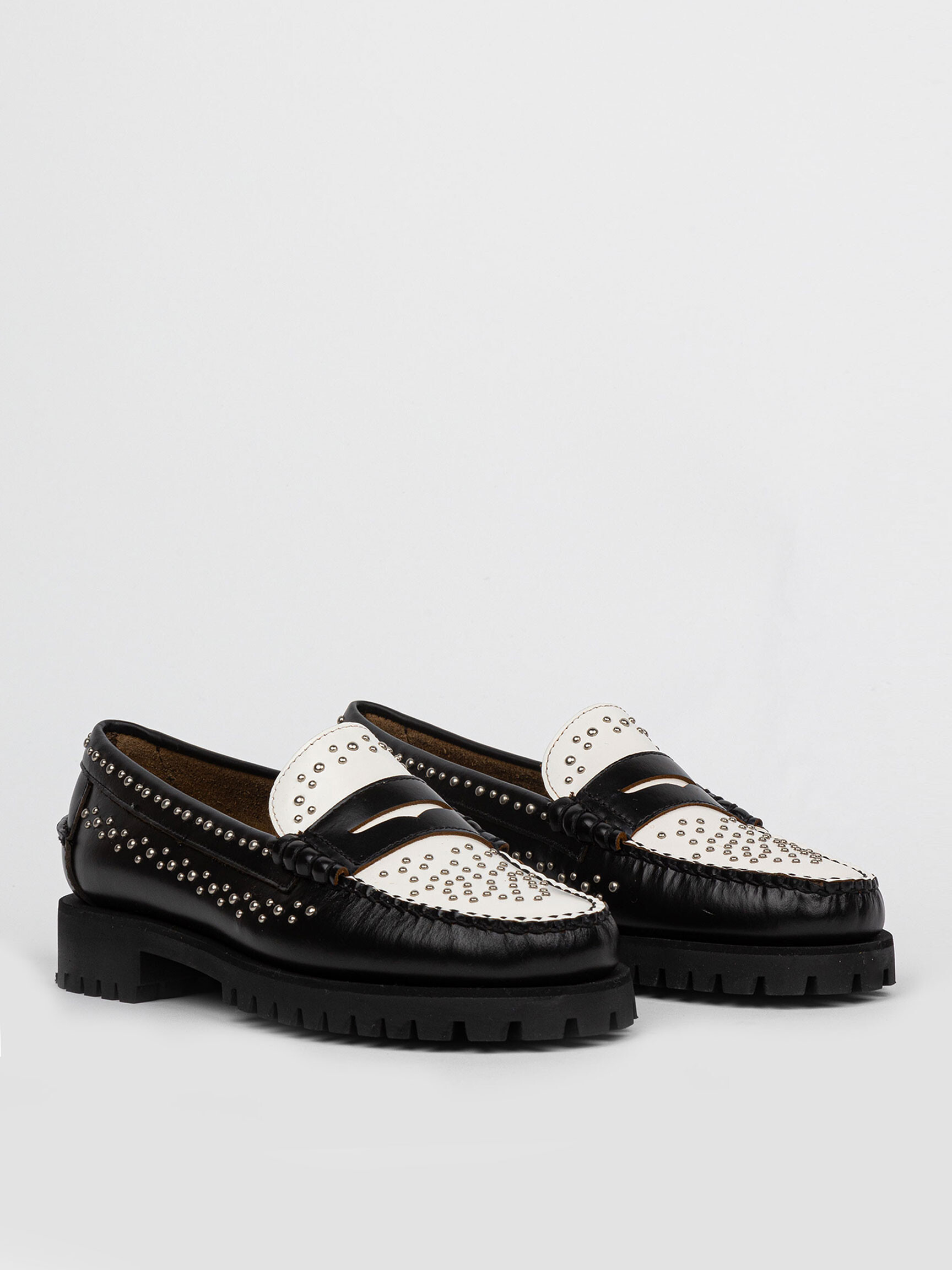 Dan Lug Studs leather loafers with studs