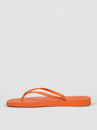 Orange on sale flip flops