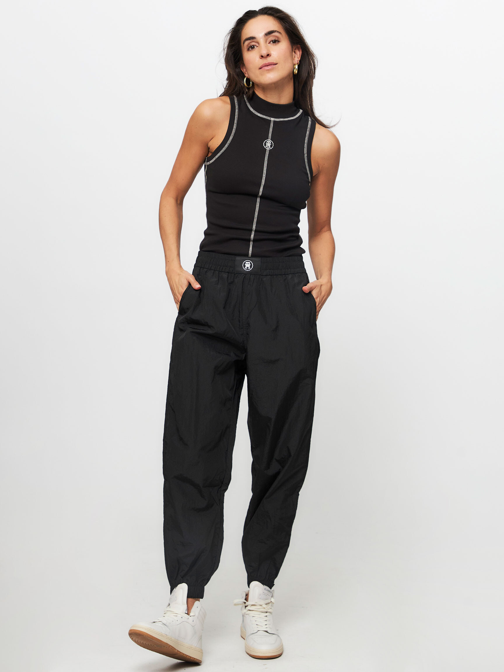 Woven relaxed fit trousers