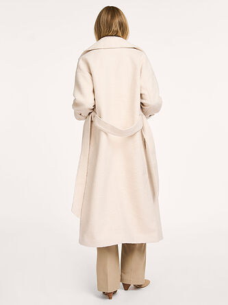 Woven boucle coat
